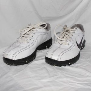 Nike Black and white golf shoes